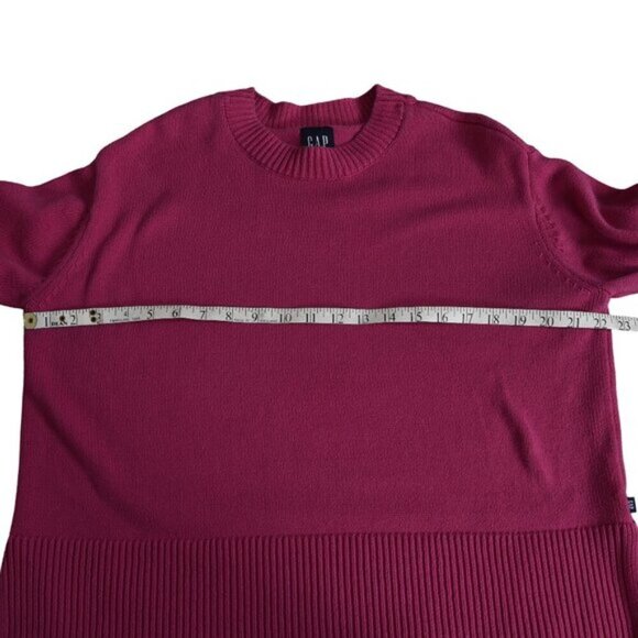 Gap Women's Crew Neck Sweater Pink Relaxed Fit Size Medium - Picture 14 of 15